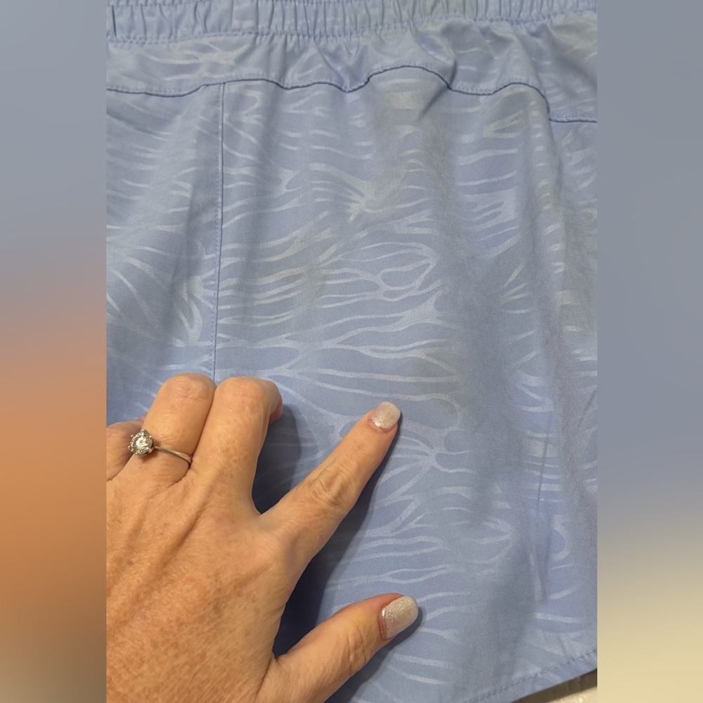Avia Athletic Running Shorts Light Blue | Size M (8–10) | Lined - Picture 3 of 4